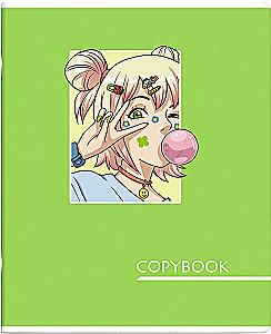 Notizbuch - Anime-Helden, A5, 48 Blätter, kariert, im Sortiment