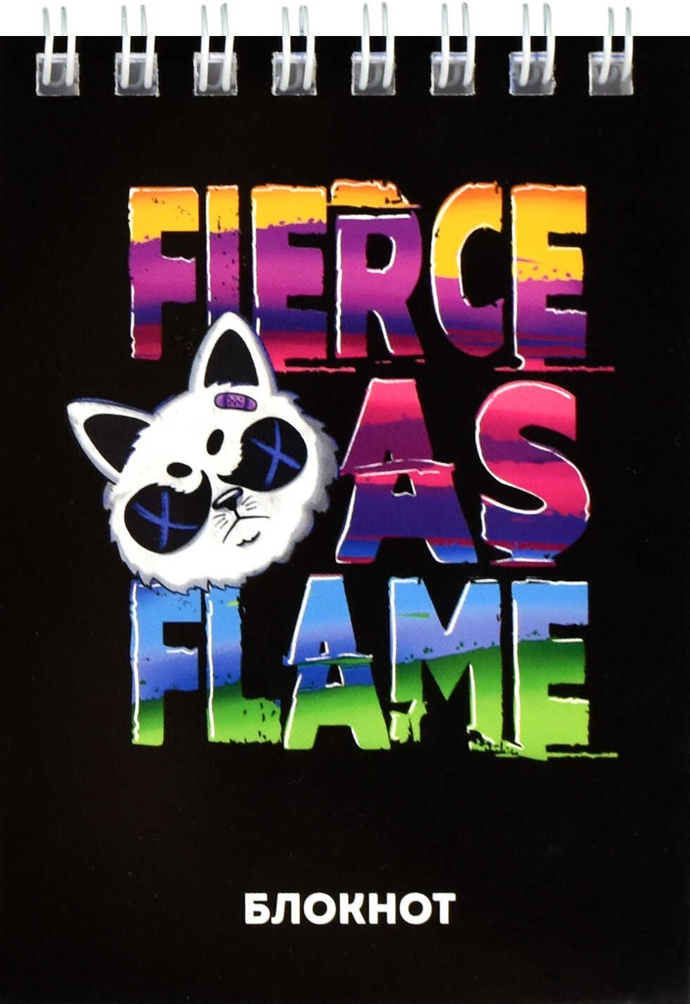 Notebook - Colored Letters, A7, 40 sheets, grid