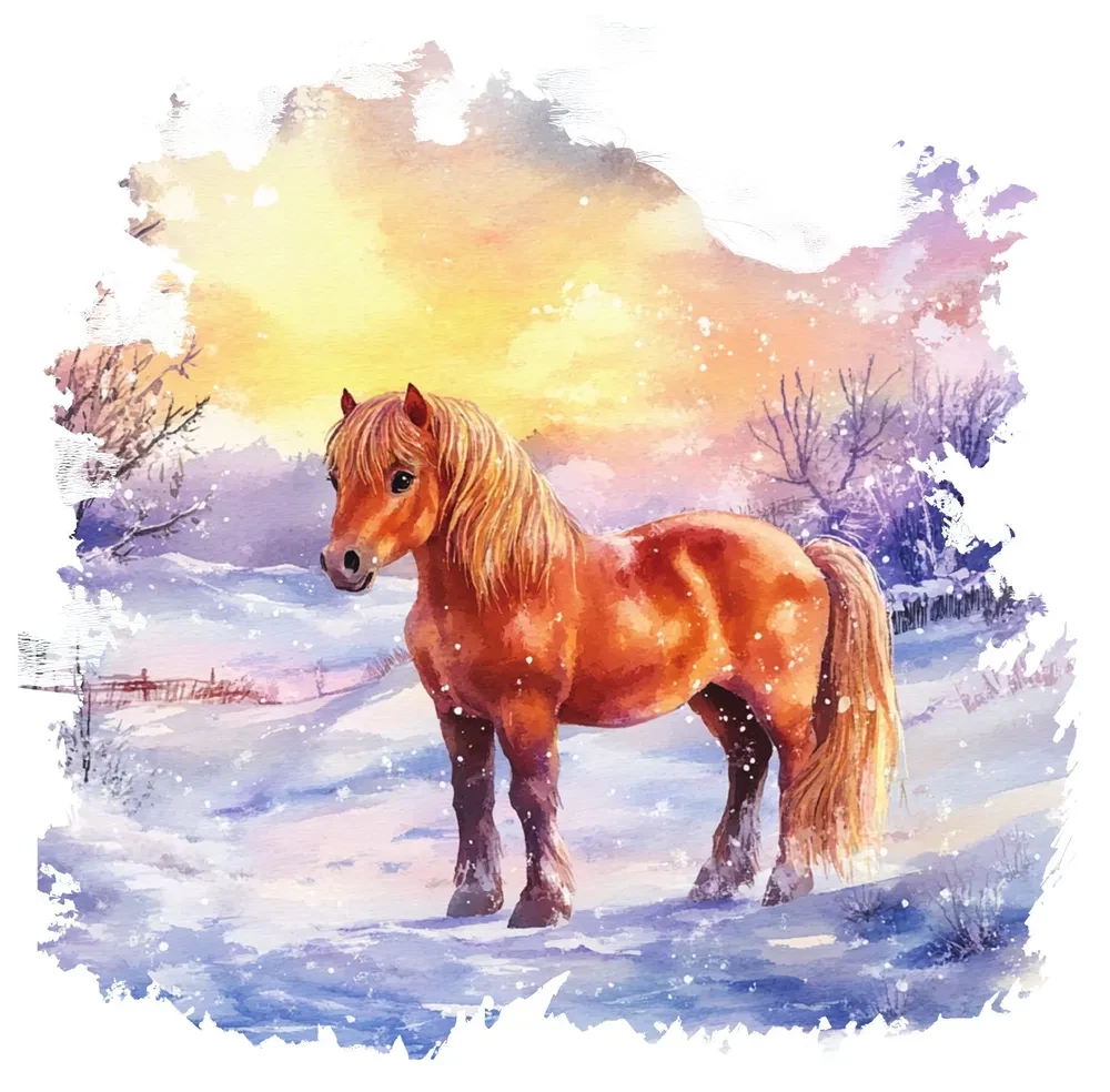 Pony Adventures. Wall Calendar for 2026