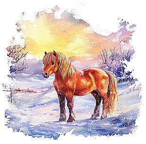 Pony Adventures. Wall Calendar for 2026