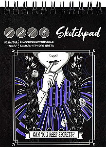 Skizzenbuch - Süße Gothic, A6, 30 Blätter