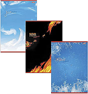 Notebook - Elements of Nature, A4, 48 sheets, grid, assorted