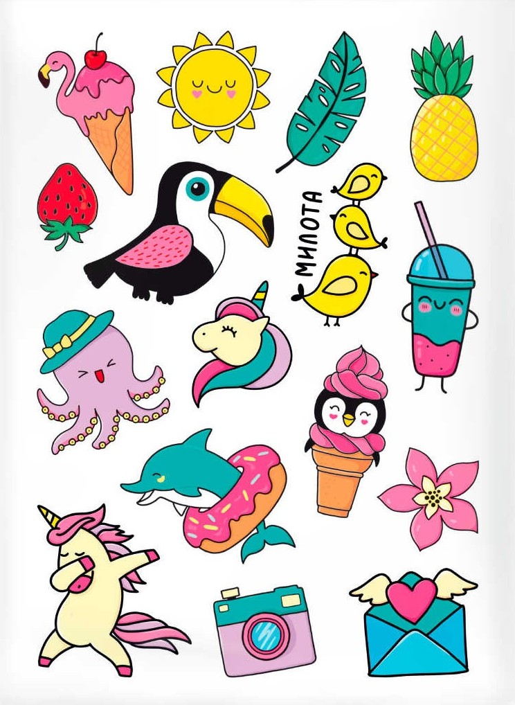 Sticker-Set - Aufkleber für Kinder