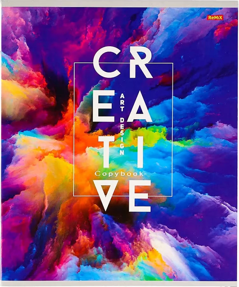 Checked Notebook. 48 Sheets. Creative Abstraction