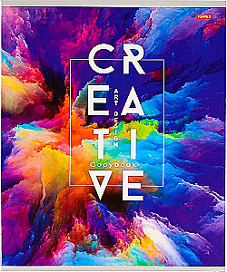 Checked Notebook. 48 Sheets. Creative Abstraction