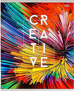 Checked Notebook. 48 Sheets. Creative Abstraction