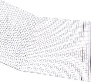 Checked Notebook. 48 Sheets. Creative Abstraction