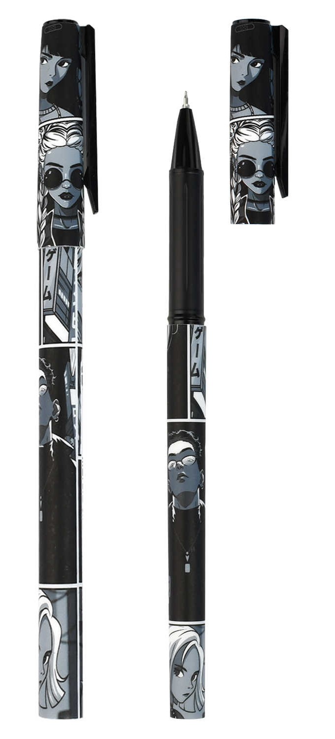 Гелевая ручка. Урбан аниме. Неавтоматическая