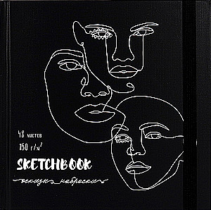 Sketchbook. Lines of Faces