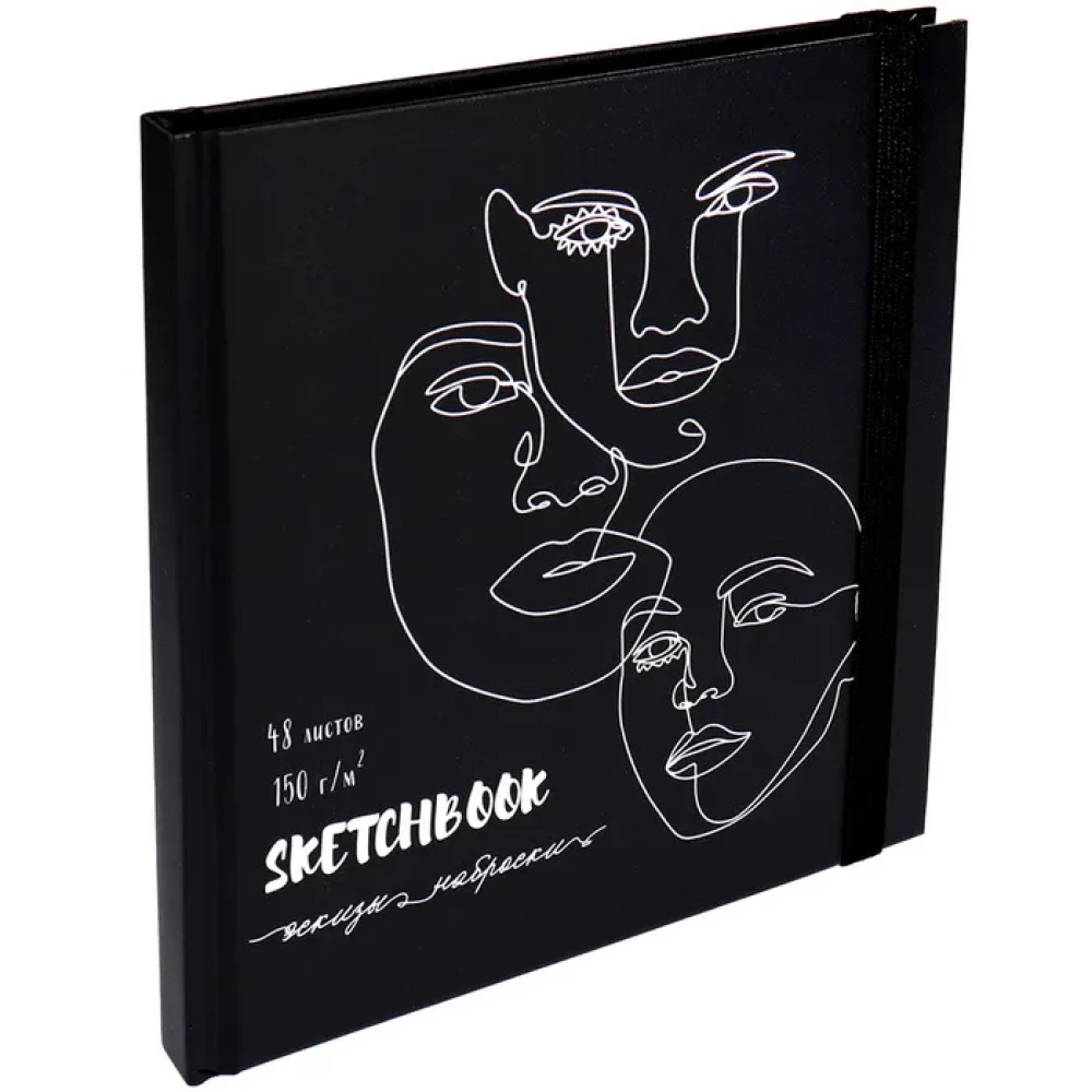 Sketchbook. Lines of Faces