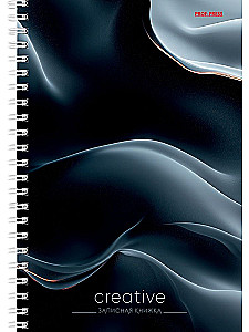 Spiral Notebook A5. Abstract Waves