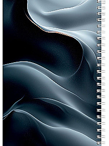 Spiral Notebook A5. Abstract Waves
