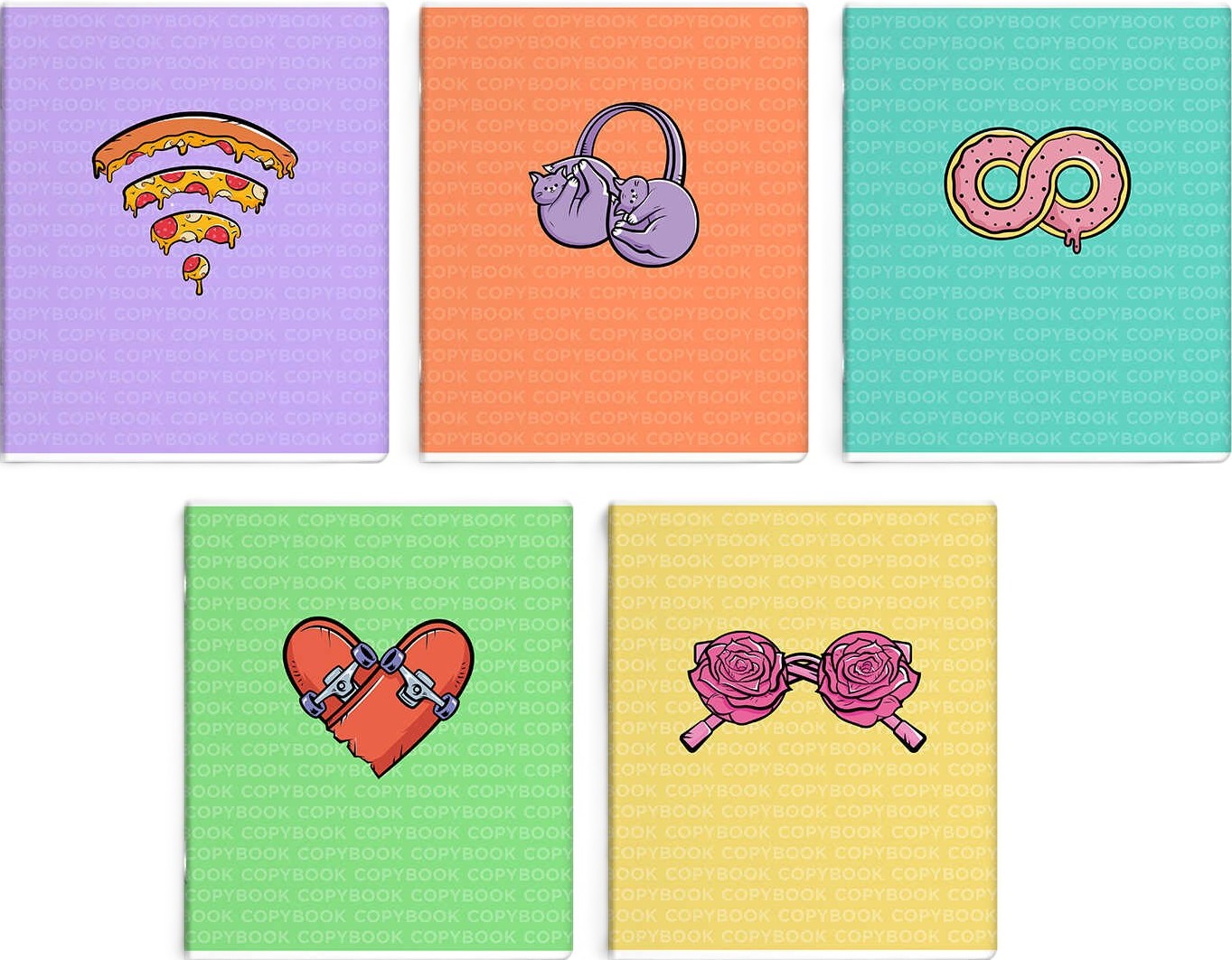 Notatnik - Ciekawe detale, A5, 48 stron, kratka, w asortymencie