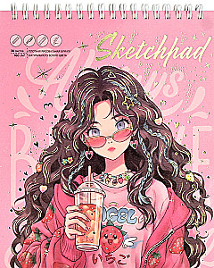 Sketchpad - Strawberry Mood, 30 sheets