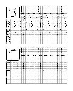 Copybooks. Workbook. Print Letters