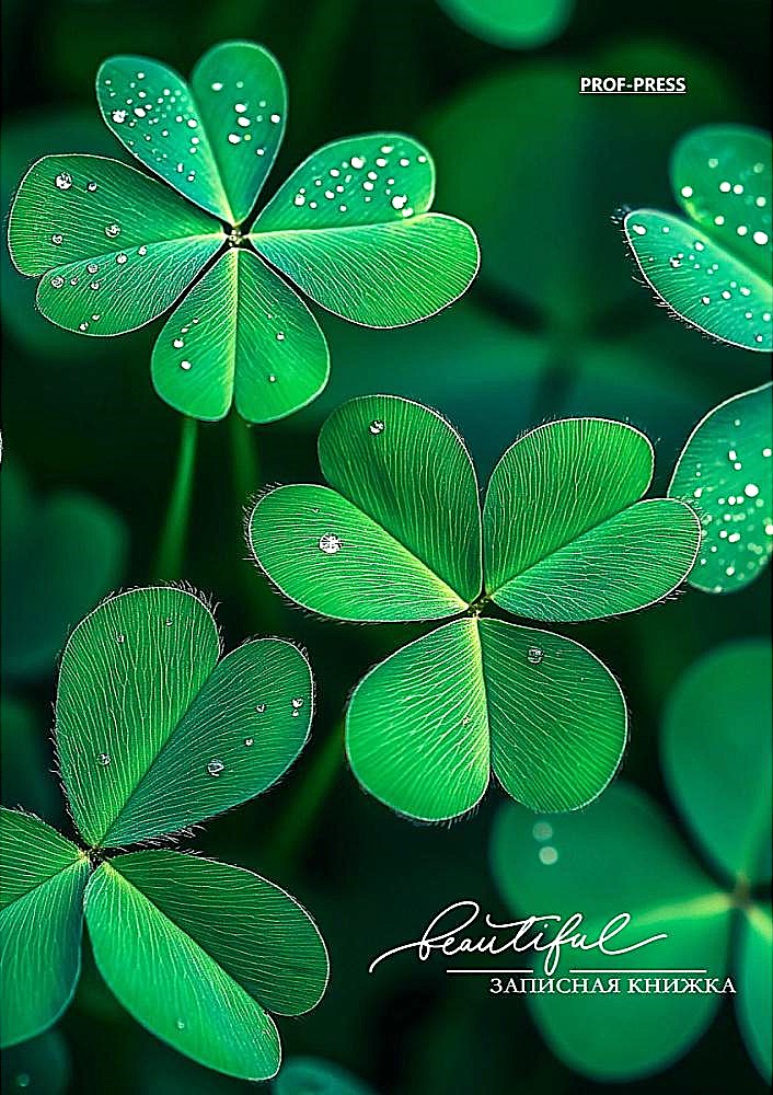 A6 Notebook. Lucky Clover