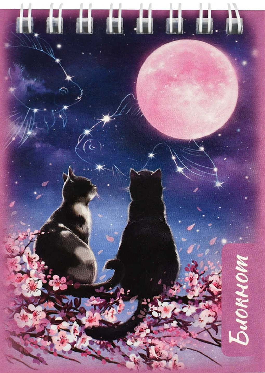 Notepad - Beloved Cats, A7, 40 sheets, grid