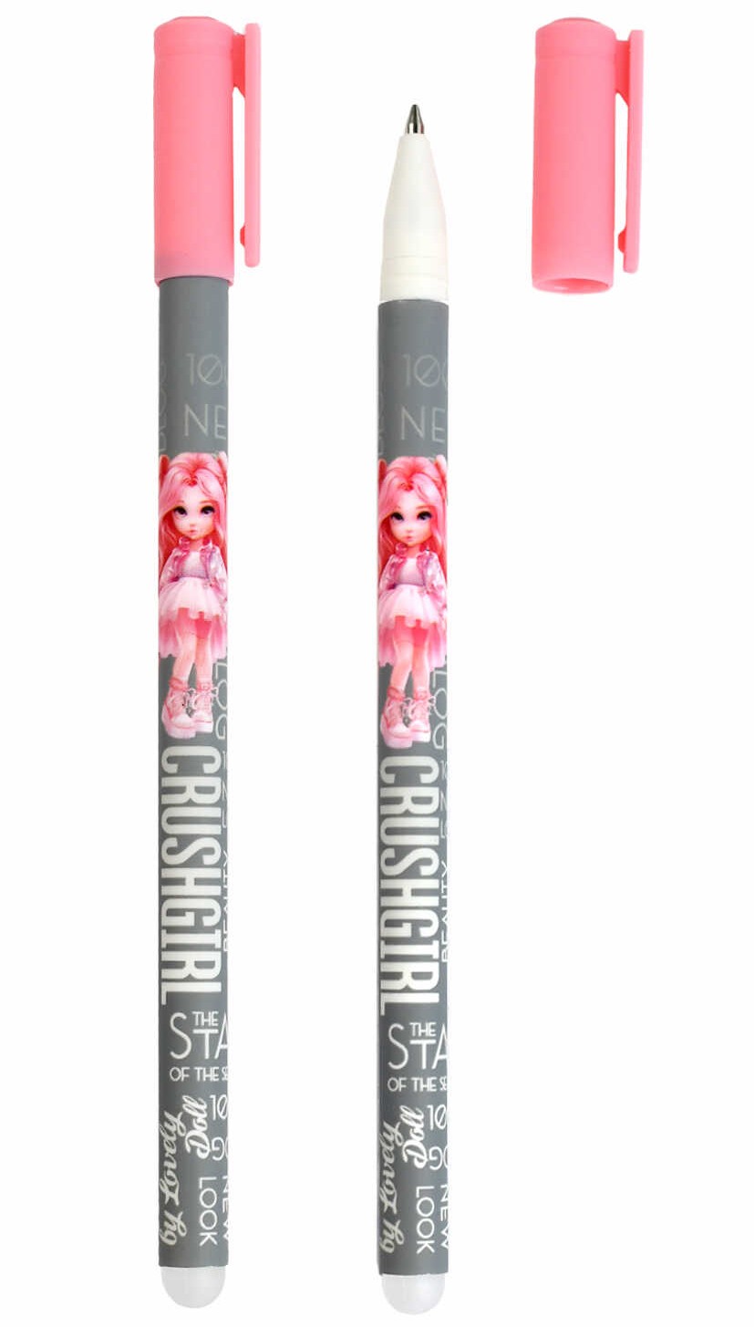 Ручка гелевая - Красотка, синяя