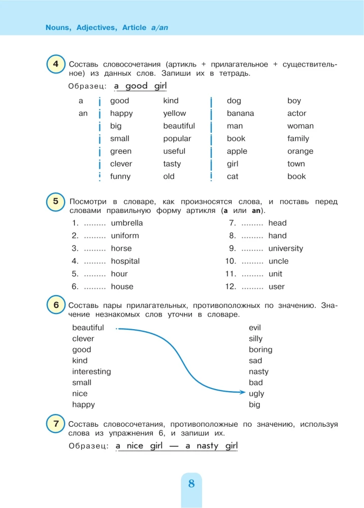 Pełny kurs angielskiej gramatyki dla uczniów szkoły podstawowej. Klasy 2-4
