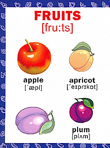 Język angielski dla maluchów. Warzywa, owoce, jagody