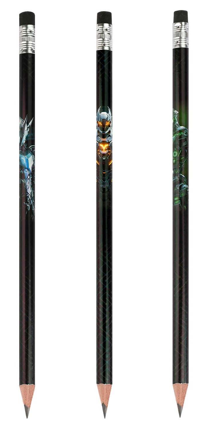 Zīmulis melnā grafīta - Roboti, dažādībā