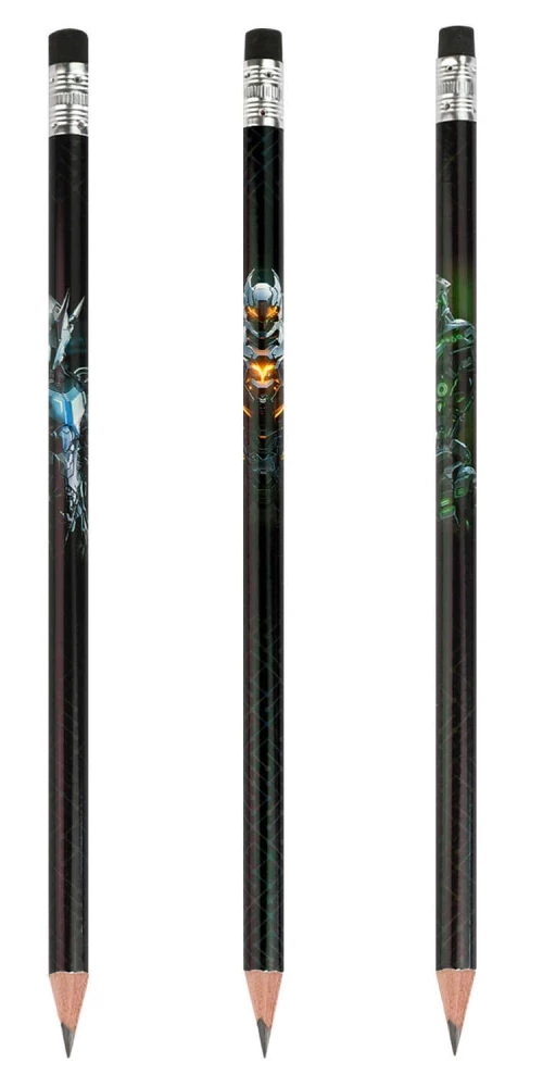 Graphite Pencil - Robots, Assorted