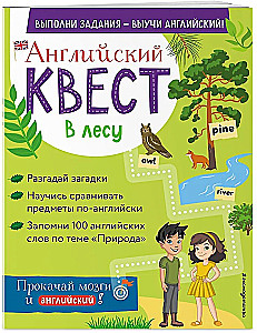 Английский квест. В лесу. Степени сравнения прилагательных и 100 полезных слов