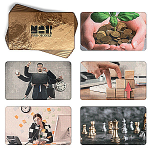 Metaphorische assoziative Karten - PRO MONEY, 50 Karten