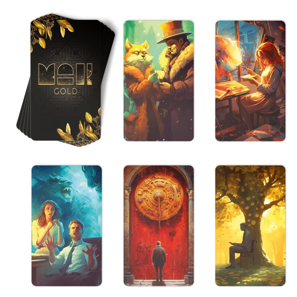 Art Therapy - GOLD with MAP, 50 cards