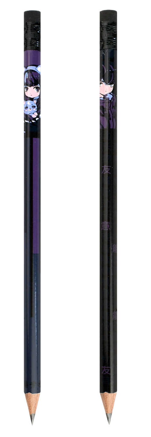 Melnais grafīta zīmulis - Kiber anime, dažādība