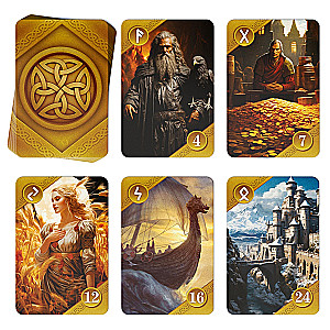 Orakel Skandinavisch - Runen des Älteren Futhark, 25 Karten