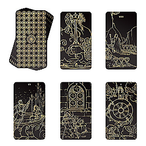 Tarot - Classic, golden, 78 cards