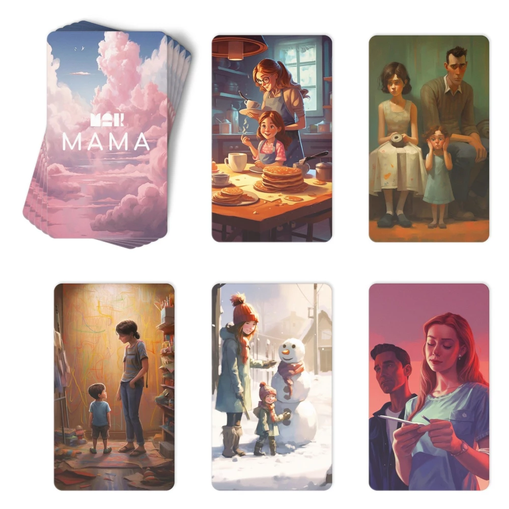 Metaphorical Associative Cards - Mom-Dad, 50 cards