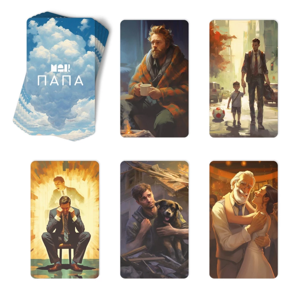Metaphorical Associative Cards - Mom-Dad, 50 cards