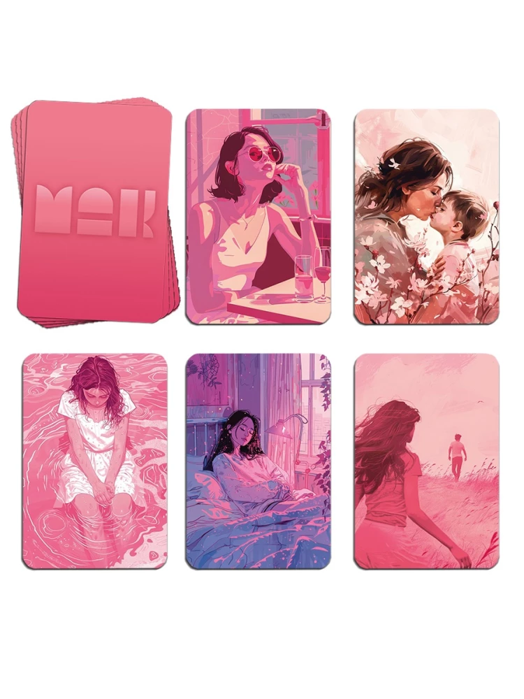 Metaphorical Associative Cards - Pink Cloud, 50 Cards
