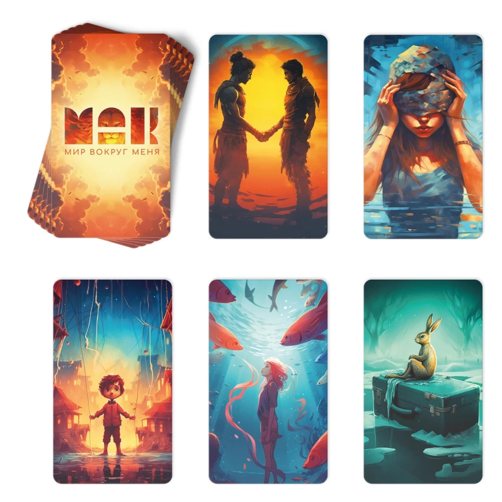 Metaphorical Associative Cards - The World Around Me, 50 Cards