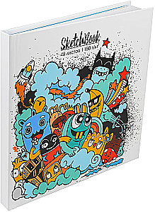 Skizzenbuch - Lustige Cartoonfiguren, 48 Blätter