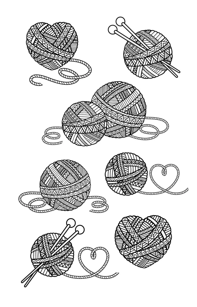 Zeit für Hygge. Mini-Malbuch-Anti-Stress für Kreativität und Inspiration