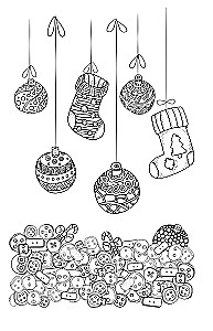 Zeit für Hygge. Mini-Malbuch-Anti-Stress für Kreativität und Inspiration