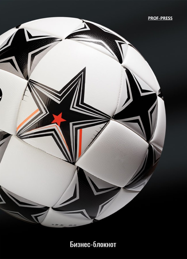 Business Notebook - Football Ball, A6, 80 sheets, grid