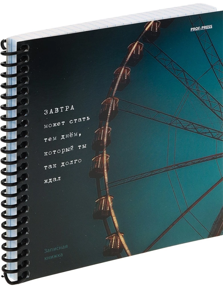 Notebook - Ferris Wheel, A6, 80 sheets, grid