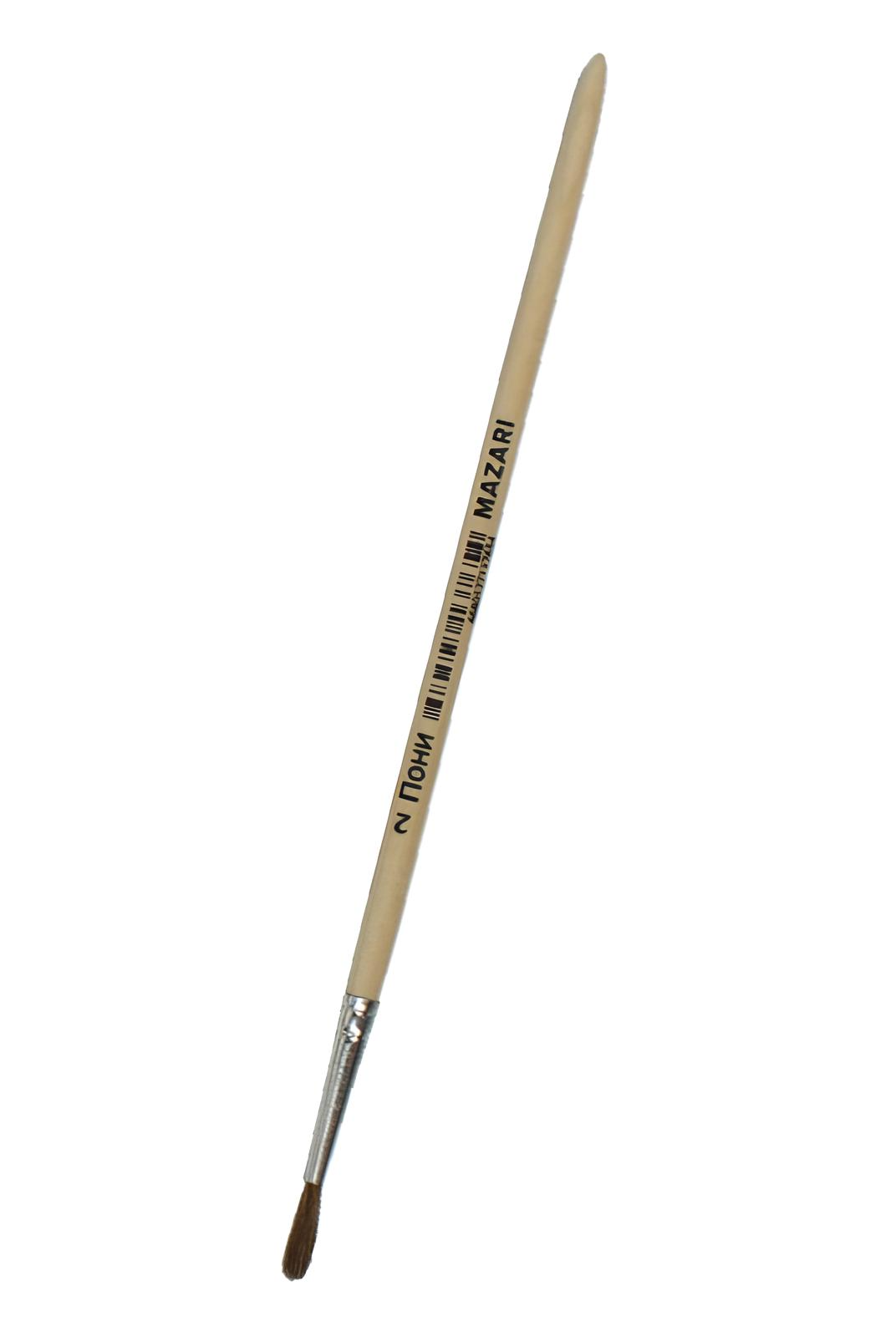 Pędzel z włosia kucyka - №2