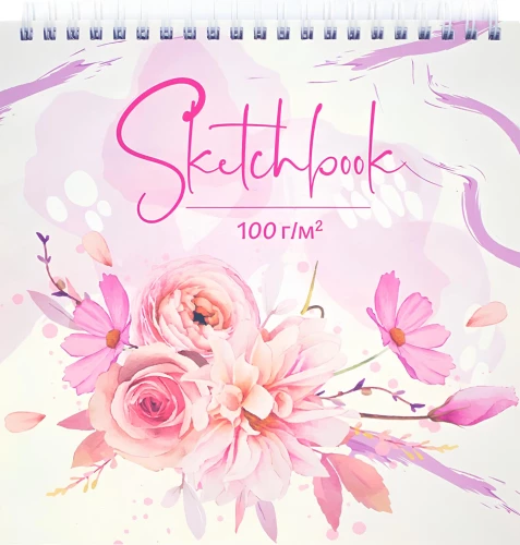 Skizzenbuch - Blumen, 60 Blätter