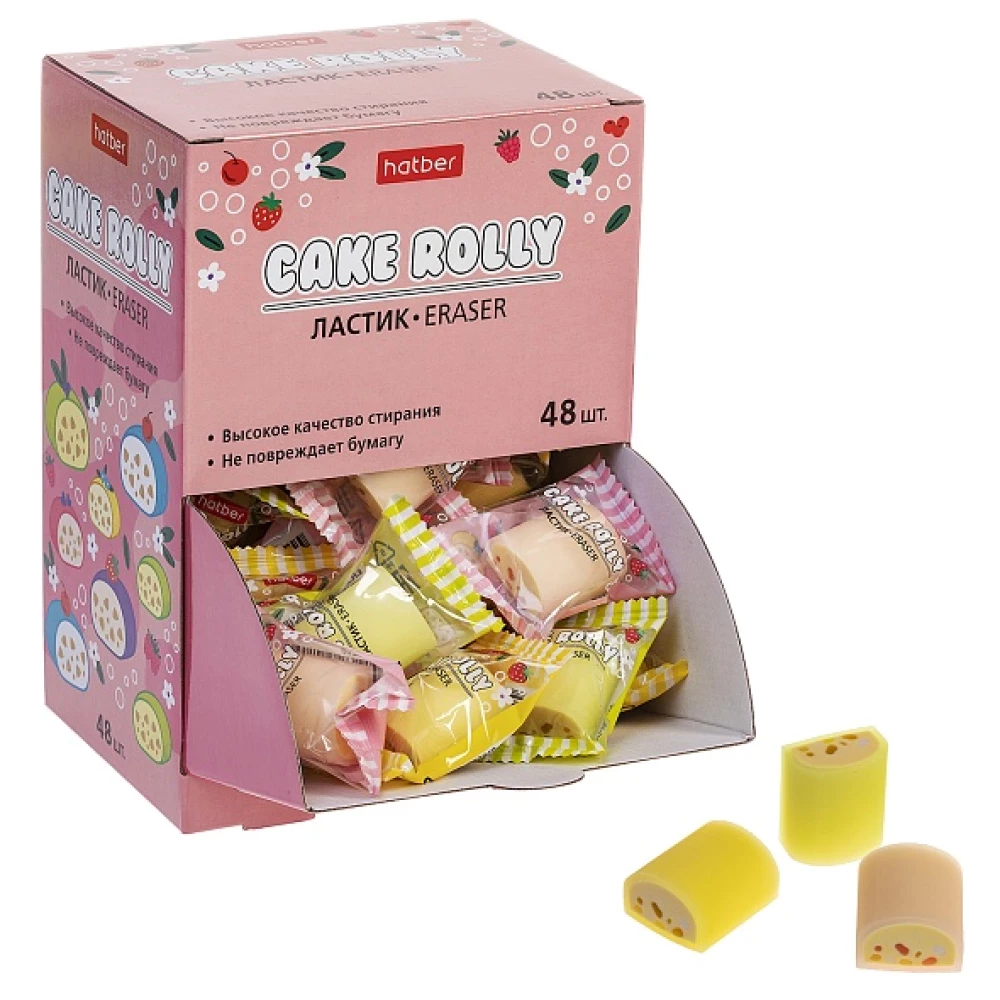Eraser - Hatber Cake Rolly, assorted