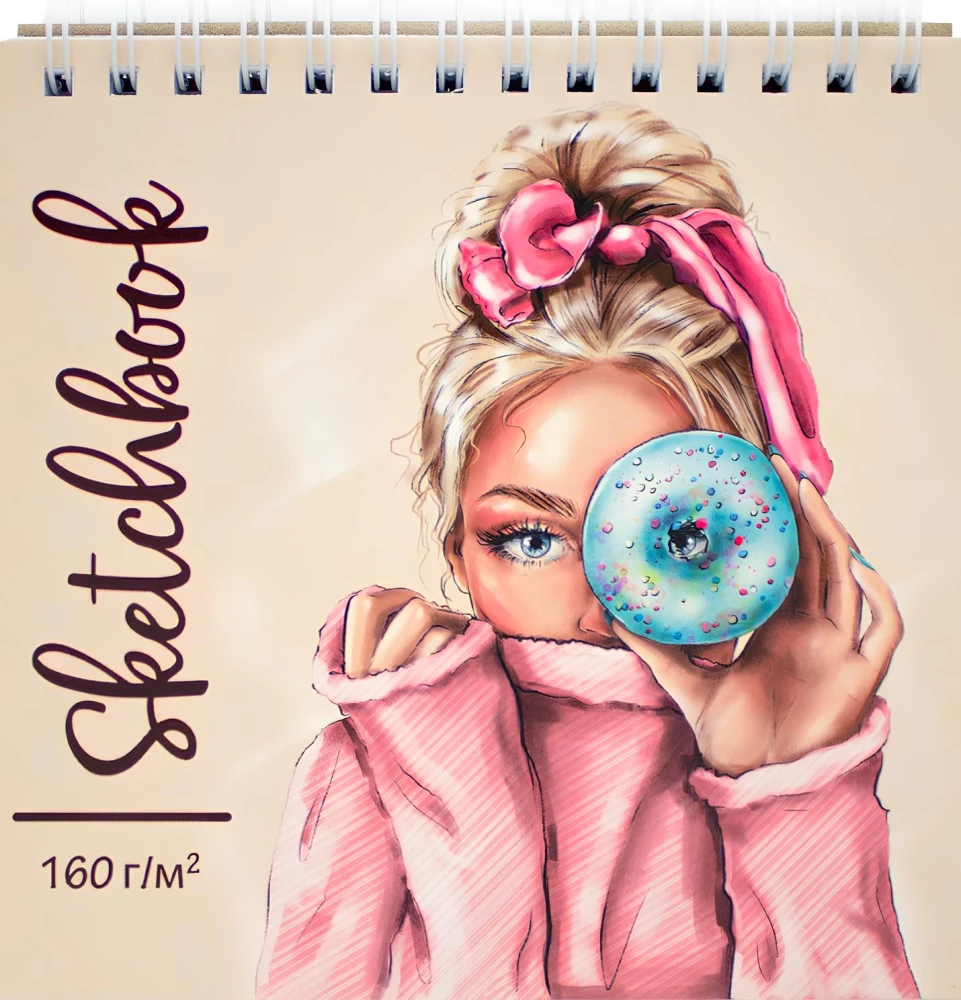 Skizzenbuch - Donut, 60 Blatt