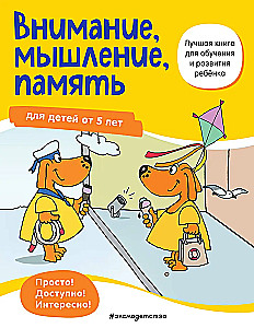Внимание, мышление, память: для детей от 5 лет