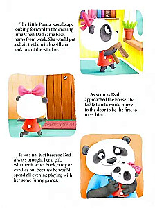 Mała panda i prezent taty