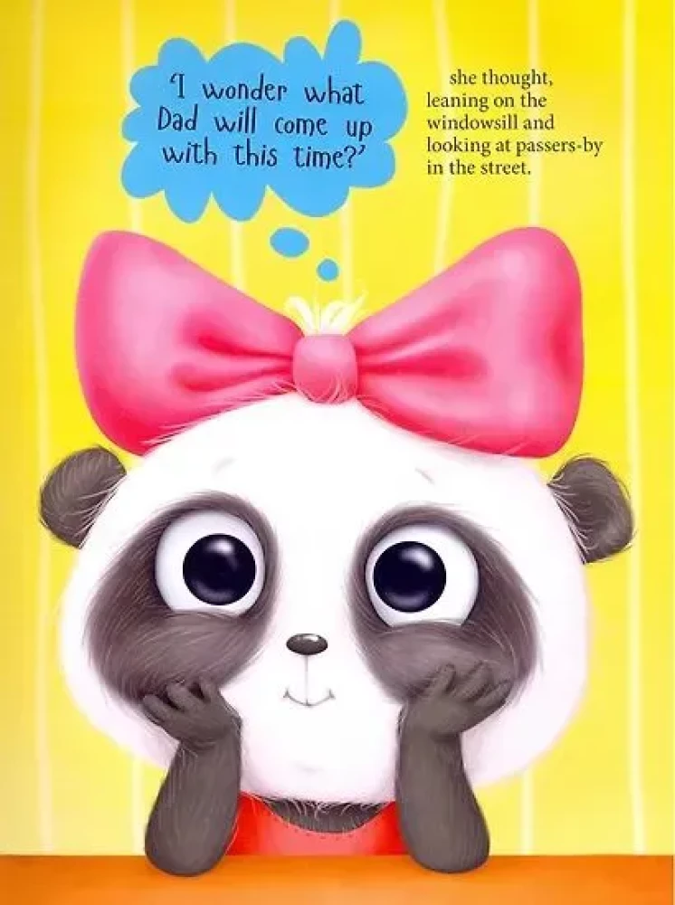 Mała panda i prezent taty