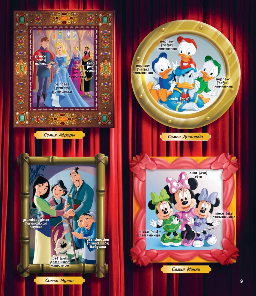 1000 pirmo angļu vārdu. Vārdu krājums attēlos (Disney)