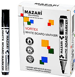 Marker do tablicy białej - Vortex, czarny